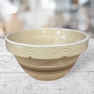 Antique Robinson Ransbottom RRP Pottery 305 Yellow Mixing Bowl Roseville Ohio